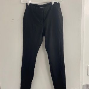 Skinny mid rise dress pants